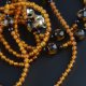 Amber necklace with round amber beads